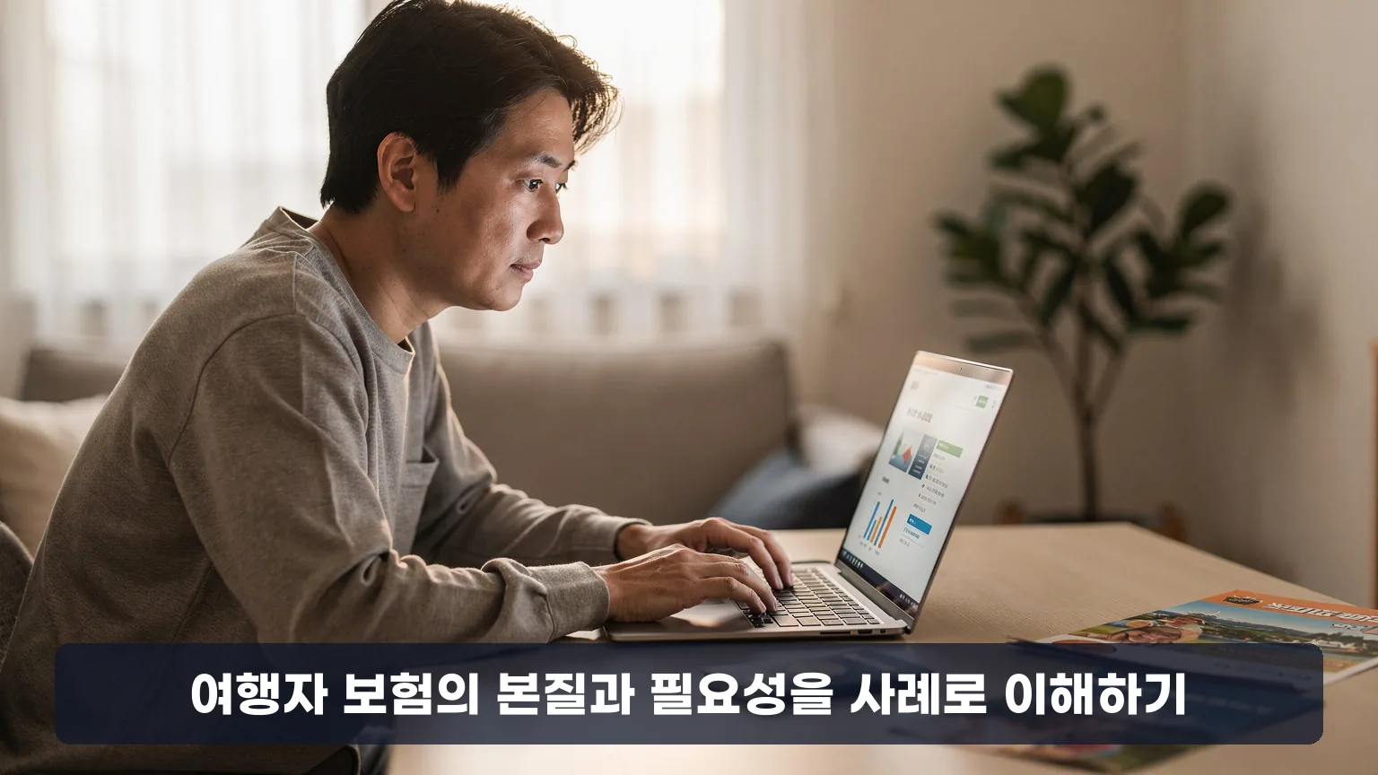 여행자 보험 핵심 내용을 정리한 대표 이미지