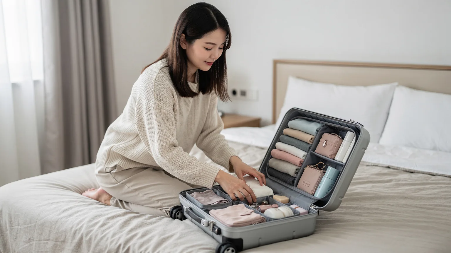 여행 스타일에 맞춘 캐리어 크기와 수납 공간 판단하기 - 여행자마다 여행 기간과 목적, 짐의 양이 제각각 다릅니다