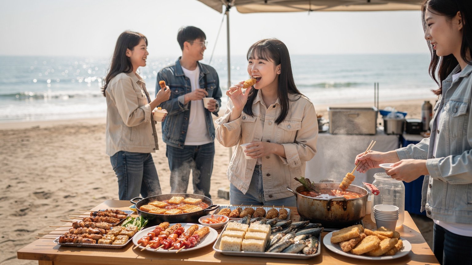 경포대 먹거리, 이것만 알면 헤매지 않아요 · 주제에 맞는 사실적인 여행 사진
