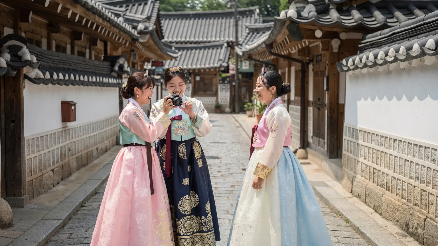 전주한옥마을 내부에서 꼭 경험해야 할 주요 명소와 즐길 거리 - 전주한옥마을 안에서는 경기전 방문이 필수 코스입니다