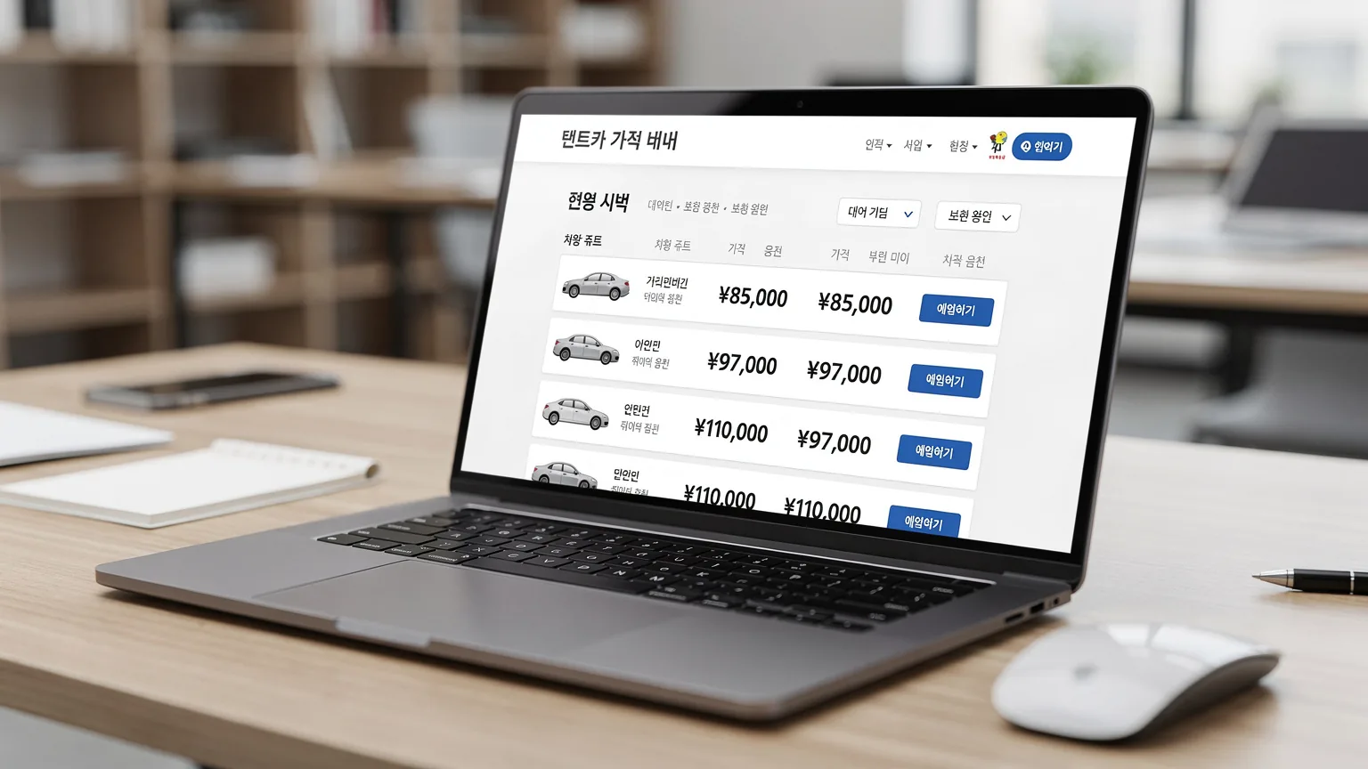 예약 과정에서 주의해야 할 점과 합리적 가격 비교 방법 - 렌트카 업체는 온라인으로 직접 예약하거나 여행사를 통해 예약하는 두 가지 방법이 있습니다