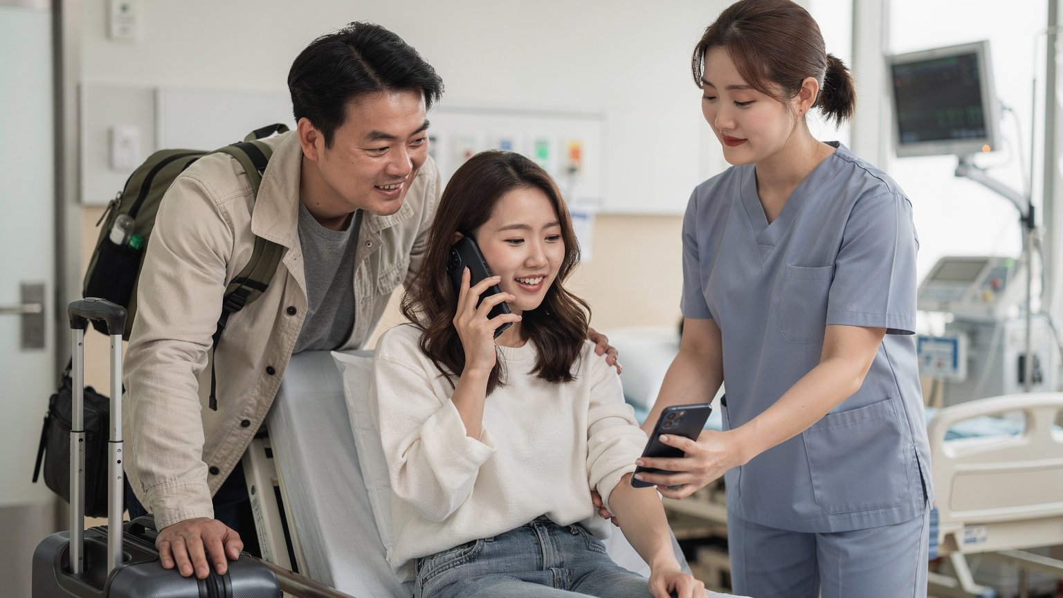 여행 긴급의료지원 · 해외에서 응급상황이 생겼다면 가장 먼저 기억해야 할 두 곳 · 해외에서 갑자기 아프거나 사고가 났을 때 한국인이 이용할 수 있는 대표적인 공적 지원 창구는 크게 두 가지예요. 하나는 외교부가 운영하는 영사안전콜센터 이고, 다른 하나는 소방청에서 운영하는 재외국민 응급의료상담 서비스 예요. 영사안전콜센터는 해외에서 사건·사고를 당한 국민이라면 누구나 연락할 수 있는 종합 상담 창구로,