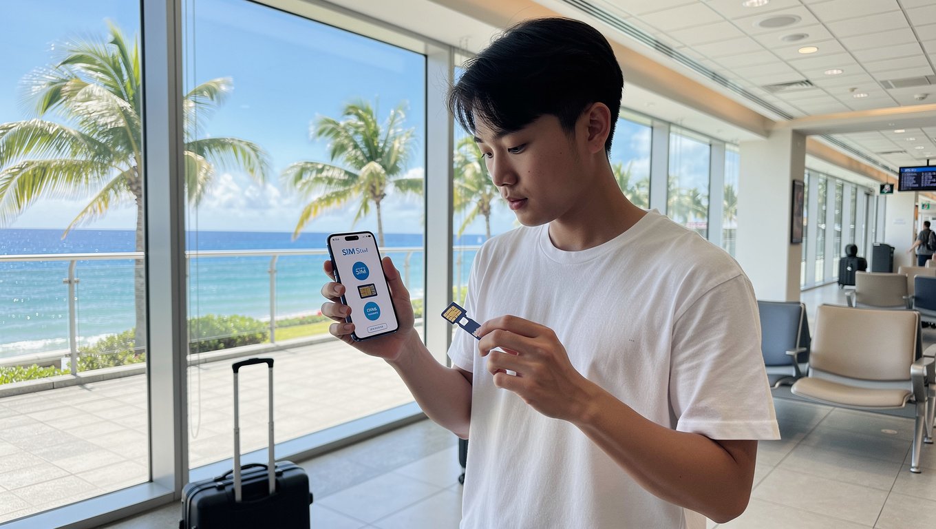 괌/사이판 이심 eSIM 데이터 데일리 무제한 하갓냐 투몬 타무닝