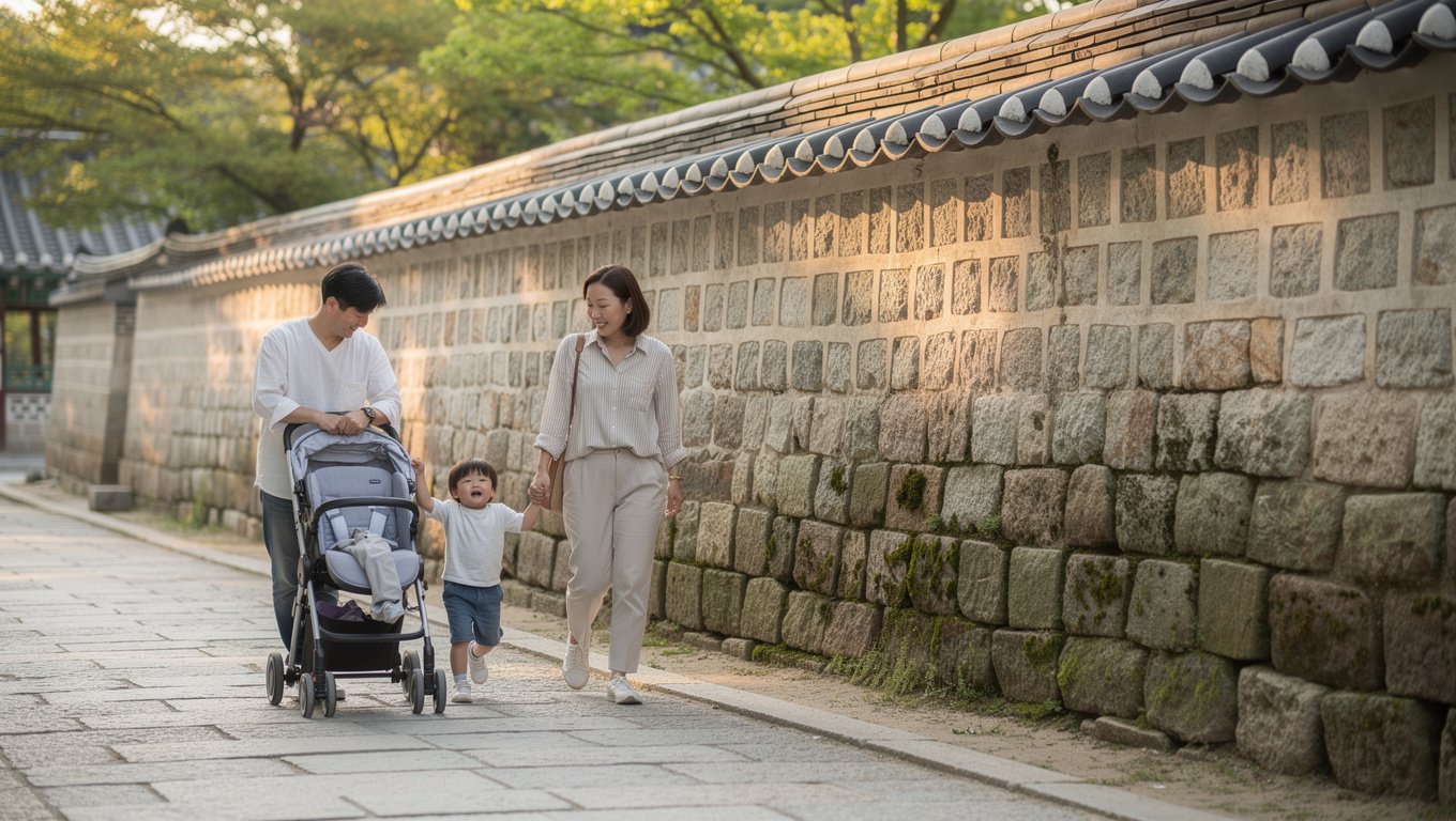 평지 위주 초반 동선으로 아이와 덜 지치게 이동하기
