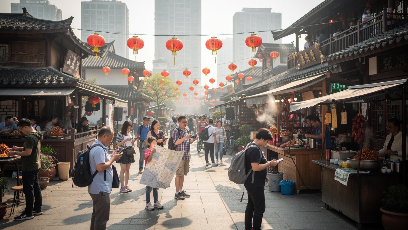 Chengdu Panda Base + Kuanzhai Alley/People's Park/Jinli Ancient Street + Chunxi Road IFS & Taikoo Li One-Day Walking Tour 상품