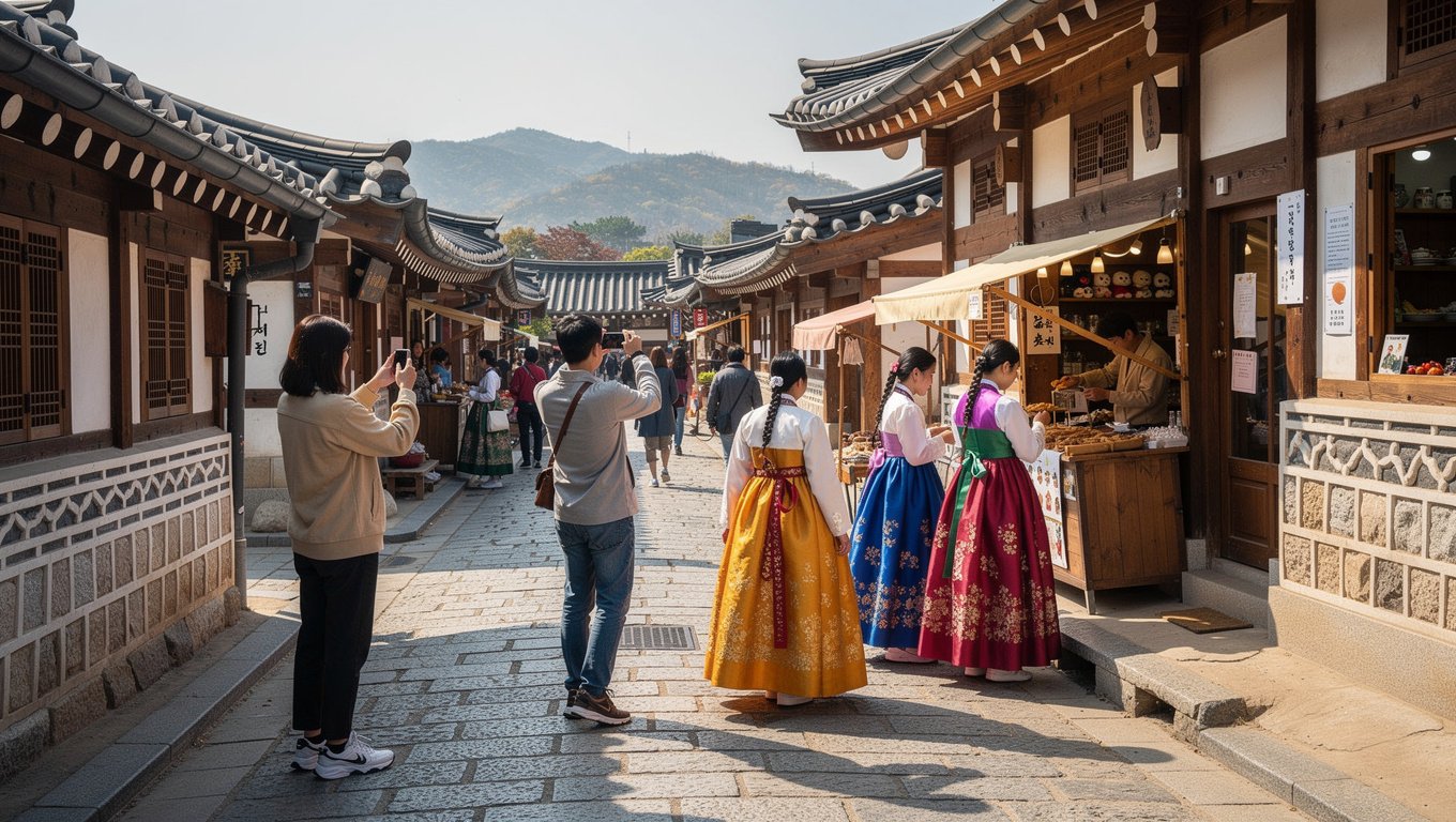 [전주] 전주한옥마을 한복길 한복대여 :마이리얼트립 상품